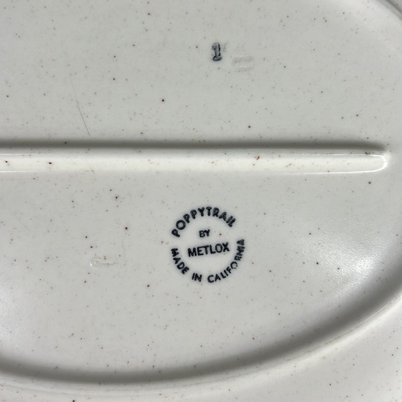 Metlox PoppyTrail Platter - Picture 9 of 9